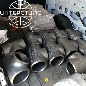 Стальной тройник равнопроходной 76 мм 10 мм 09Г2С ГОСТ 17376-2001 купить в Пскове